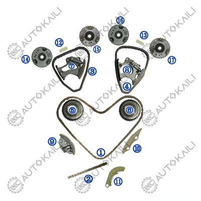 La chaîne de réglage du temps pour AUDI Q7 45/55 TFSI CREC 30TFSI 16-19 AUDI A6 Quattro CTDB 3.0TFSI 17-18 AUDI A7 Quattro CREC 3.0TFSI 16- AUDI A8L Quattro CREG CTDA 3.0TFSI 15- AUDI S5 CTDA 3.0TFSI 16-