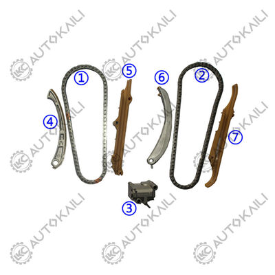 Kit de chaîne de chronométrage en plastique PA66 / PA46 Pour Land Rover Range Rover II P38A 4x4 Diesel 256T 2.5L 94-02