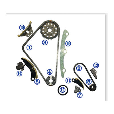 Kit de chaîne de distribution en plastique PA66 / PA46 pour MAZDA 3 Sky Active Diesel 2.2L 13-16