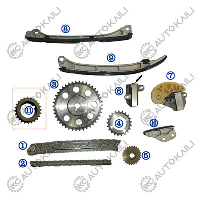 Kit de chaîne de distribution en plastique PA66 / PA46 pour MAZDA CX-5 KE Diesel SHY4/SHY6 2.2L 12-18