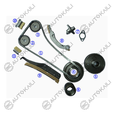 Le kit de la chaîne de chronométrage pour le 4M41T MONTERO/PAJERO/SHOGUN/TRITON DOHC 16V 3.2L 1999-2005