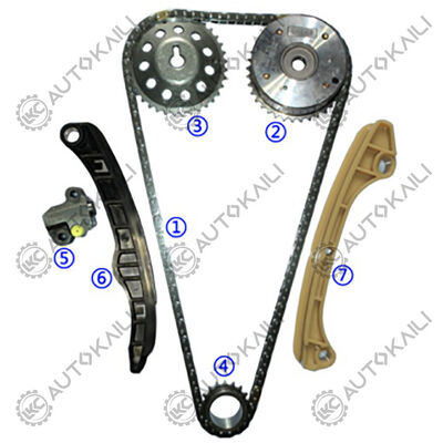 Kit de la chaîne de chronométrage Pour MITSUBISHI COLT CZC 230 Z36A CY2A essence 4A91 1,5L 10-