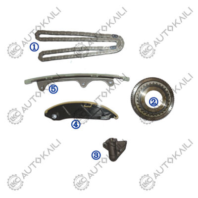Le kit de la chaîne de chronométrage en plastique PA66 / PA46 pour MITSUBISHI L200 Diesel 4N15 2.4L 14-