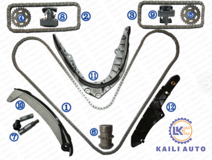 Le remplacement à chaînes V8 de synchronisation de 740IL 528i 540i M5 Z8 X5 BMW INTOXIQUENT DOHC 4398CC 11311741746