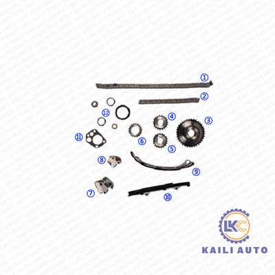Assemblée à chaînes de synchronisation de KA24DE 2.4L pour NISSAN Altima Frontier 13028-9E000 92L 13028-9E010 48L