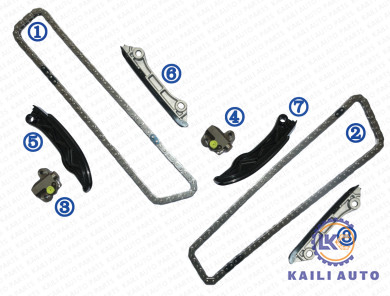 13506-51020 DIESEL DIESEL de TOYOTA à chaînes 1VD-FTV 4.5L TURBO de kit de synchronisation du moteur 13506-51020 90L