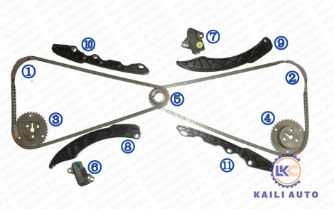 Kit à chaînes de synchronisation pour le legs 13143-AA110 130L 13142-AA090 d'intérieur d'Impreza XV Crosstrek de forestier de SUBARU