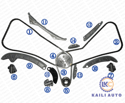 Kit à chaînes 3.6L EZ36D 13143AA081 154L 13142AA080 de synchronisation d'intérieur de legs de Subaru