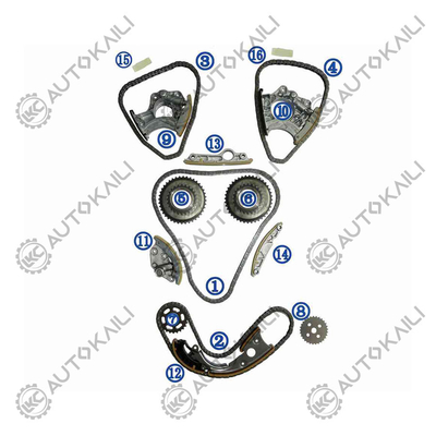 Kit de chaîne de chronométrage pour AUDI/VW A6L 4XL/C7 CLXB 150KW 2.5L 12-16 06E109465BC 108L