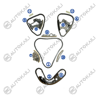 Kit de la chaîne de chronométrage Pour AUDI VW Touareg 7P CGEA 245KW 3.0TSI Hybride 11-14 A7 A6L A5 Q5 S5 Q7 Q5 A8L 06E109465BC 108L