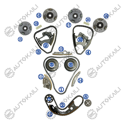 Kit de la chaîne de chronométrage Pour AUDI A7 4GA CNYA 150KW 2.8L 10-14 A6L 4X8/C7 CNYB 162KW 2.8L 12-16 06E109465BC 108L