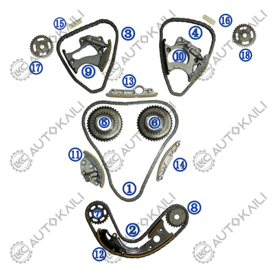 Kit de la chaîne de chronométrage Pour AUDI VW Touareg CYJA 235KW 3.0TSI 11-16 A4L A6L A7 A5 Q5 S5 SQ5 Q7 A8L