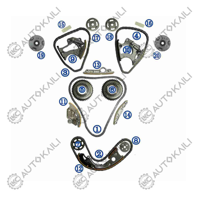 Kit de la chaîne de chronométrage pour AUDI Q7 4LB CJWC 200KW 3.0T 09-11