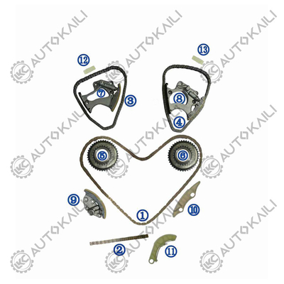 Le kit de la chaîne de chronométrage pour AUDI Q7 45/55 TFSI CREC 30TFSI 16-19 AUDI A6 Quattro CTDB 3.0TFSI 17-18 AUDI A7 Quattro CREC 3.0TFSI 16- AUDI A8L Quattro CREG CTDA 3.0TFSI 15- AUDI S5 CTDA 3.0TFSI 16