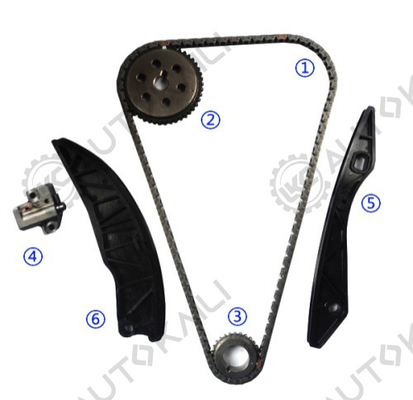 Kit de chaîne de chronométrage Pour G4FA 1.4L; G4FC/G4FG 1.6L i20 1.4L 09-12 i30 1.4L/1.6L 09-13 IX20 1.4L 10-15 KIA Carens 1.6L 09-13 KIA Ceed 1.4L 07-13 KIA Pro Ceed 1.4L 08-13 KIA Soul1.6L 09-12 KIA Venga