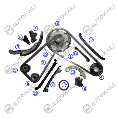 La chaîne de réglage du temps pour NISSAN YD25DDTI unique NAVARA 2.5DCI CABSTAR Plateforme/chassis NP300 NAVARA (D40) 2.5 dCi 4 roues motrices 06.8-10.1 PATHFINDER III ((R51) 2.5 dCi 4 roues motrices 06.8-10.1 PICK UP III (D22) 2.5 D 4WD 06