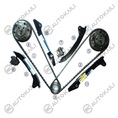 Kit de chaîne de réglage pour Ford 6.2L 379Cu. V8 GAS SOHC F-150 F250 F-350 Super Duty