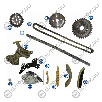 Kit de chaîne de chronométrage pour VW Rabbit 2.5L 08-09 Jetta 2.5L 08-14 Beetle 2.5L 08-14 Golf 2.5L 10-14 Passat 2.5L 12-14 07K109158C 8*94L