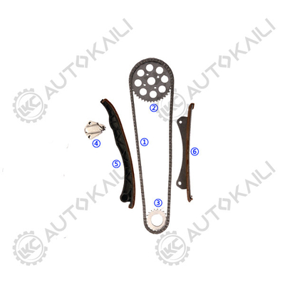 La chaîne de réglage du temps pour Opel/Vauxhall AGILA Z 13 DT / Z 13 DTJ 1248CC 03.8- ASTRA H / Mk V Z 13 DTH 1248CC 04.1-09.5 ASTRAVAN Mk V (H) 1.3 CDTi Z 13 DTH 05.8- COMBO Mk II (C) (F25) 1.3 CDTI 16V Z 13