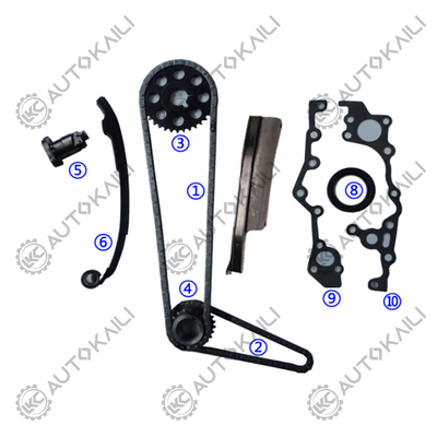 Plastique PA66 / PA46 Kit de la chaîne de chronométrage pour 2TZ-FE OLD 100% test professionnel