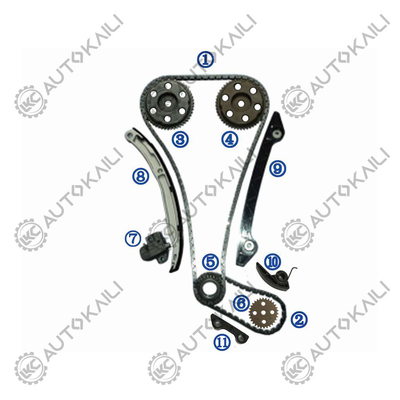 Un kit de chaîne de synchronisation en plastique PA66 / PA46 pour ESCAPE 2.3L 4CYL.Z 4WD 2005-2006