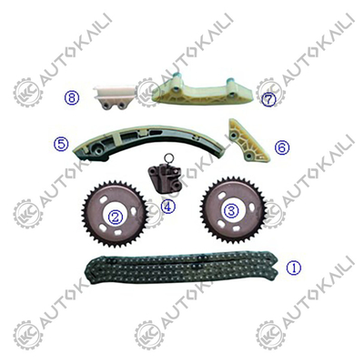 Kit de chaîne de distribution en plastique PA66 / PA46 pour FORD TRANSIT TDCi Diesel V.184 90/75 2.0T 04-06