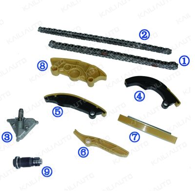 Kit de chaîne de chronométrage en plastique PA66 / PA46 pour le Ranger Rover Evoque Petrol PT204 2.0T 17-18