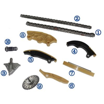 Kit de chaîne de distribution en plastique PA66 / PA46 pour Ranger Rover Evoque Essence PT204 2.0T 17-18