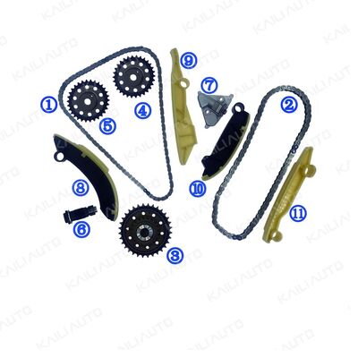 Plastique PA66 / PA46 Kit de la chaîne de chronométrage Pour le défendeur Diesel AJ20D6 3.0T 20-