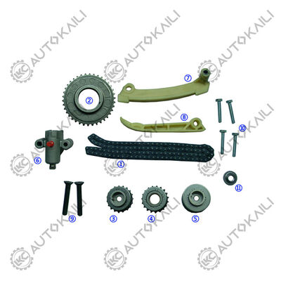 Kit de chaîne de chronométrage en plastique PA66 / PA46 Pour 900ii Benzine B204i 2.0L 93-98