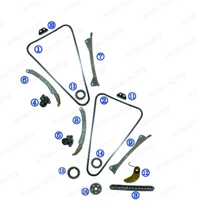Plastique PA66 / PA46 Kit de la chaîne de chronométrage Pour la Genèse G6DJ 3.8L 15-17