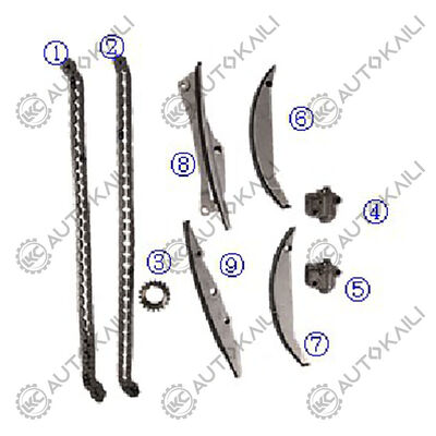 Kit de chaîne de chronométrage pour le moteur MAZDA Escape BA Duratec 3.0L 01-03