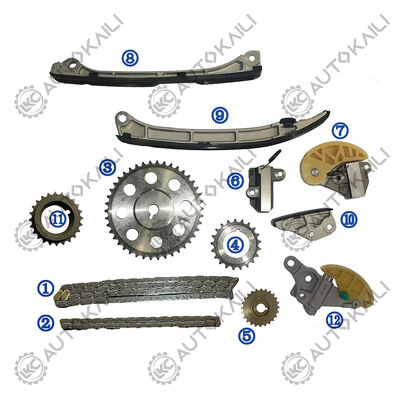 Kit de chaîne de distribution en plastique PA66 / PA46 pour MAZDA CX-5 KF Diesel SHY6 2.2L 17-18