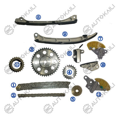 Kit de chaîne de distribution en plastique PA66 / PA46 pour MAZDA CX-5 KF Diesel SHY6 2.2L 17-18