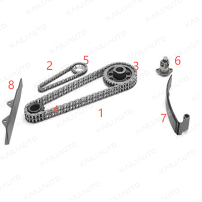 Kit de chaîne de distribution en plastique PA66 / PA46 pour MAZDA GLC 323 E3 1.3L 77-86