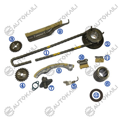 Kit de chaîne de distribution pour PAJERO/SHOGUN III (V7_W V6_W) 3.2 Di-D (V68W) 00-06