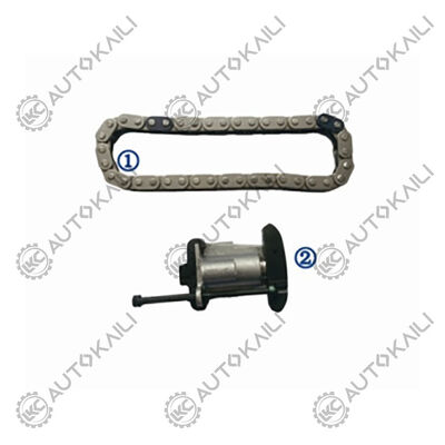 Kit de chaîne de distribution en plastique PA66 / PA46 pour MITSUBISHI Outlander II 4x4 CW7W HTH16V115 (156) tout-terrain Diesel 4HK/4HN 2.2L 07-12