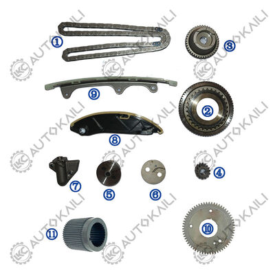 Le kit de la chaîne de chronométrage en plastique PA66 / PA46 pour MITSUBISHI L200 Diesel 4N15 2.4L 14-