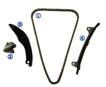 Kit à chaînes 24321-04000 122L 24410-04000 de synchronisation de moteur de KIA HYUNDAI G3LA