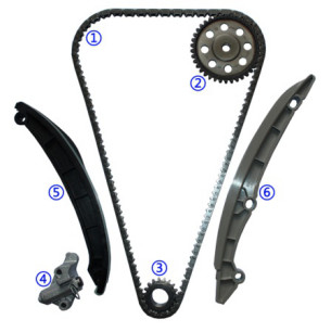 Kit chaîne de distribution pour VW Tiguan / Sharen / Golf 6 CABRIOLET / SCIROCCO / EOS