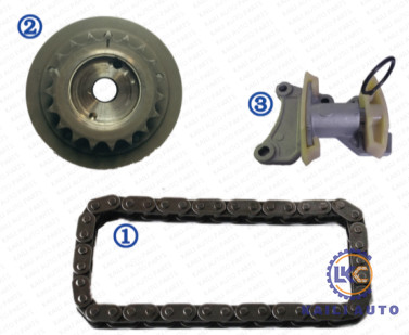 Kit à chaînes de synchronisation pour le GAZ DOHC 1984CC 121 CU.IN 2.0L 06D109229A d'EOS GTI JETTA de VW Golf de SCARABÉE d'AUDI TTT A4 A3