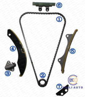 Kit à chaînes de synchronisation pour le moteur grand G4LA 1.2L 24321-03010 9*160L de la SALLE PICANTO de KIA RIO d'ÉLITE de HYUNDAI/KIA i10 i10 i20 i20