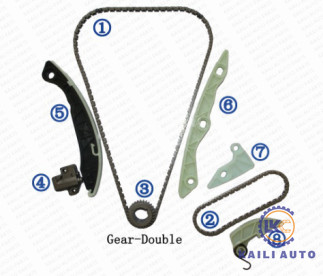 Optimums de KIA SPORTAGE chronométrant le remplacement à chaînes 24321-25000 9*180L 24410-25001