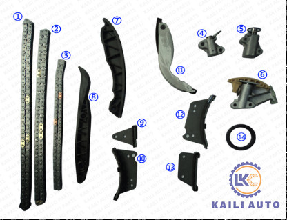 Remplacement à chaînes 24351-4A020 24370-4A030 de synchronisation de HYUNDAI Kia SORENTO 2,5 Crdi