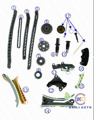 Kit à chaînes de synchronisation pour FORD 4,0 - E K, explorateur Mustang Ranger YU2Z6268BA 8*78L XU3Z6K254BA de N