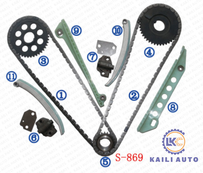 Kit à chaînes de synchronisation pour l'explorateur Crown Victoria F3LY6268A 8*116L F6AZ6L266CA d'expédition de FORD E-150 F-150