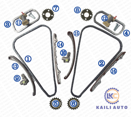 La chaîne de synchronisation de DAIMLER a placé X300 SIX Because/SUPER V8 4.0L 3996CC 97-02