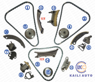 Kit à chaînes 12633452 LY7 LFX LLT 114L 12609259 de synchronisation de GM Chevrolet Camaro