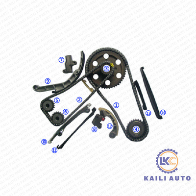 Chaîne à chaînes de synchronisation 13028-AD202 2*94L 13070-BN310 de PickupIII YD25 Nissan Navara D22 de collecte double