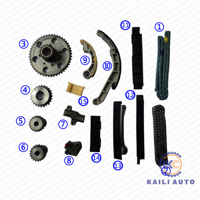 ORIENTEUR de châssis de MURANO II NP300 NAVARA NISSAN Engine Timing Chain Platform III YD25 13028-EB70A 94L 13070-4KV0A